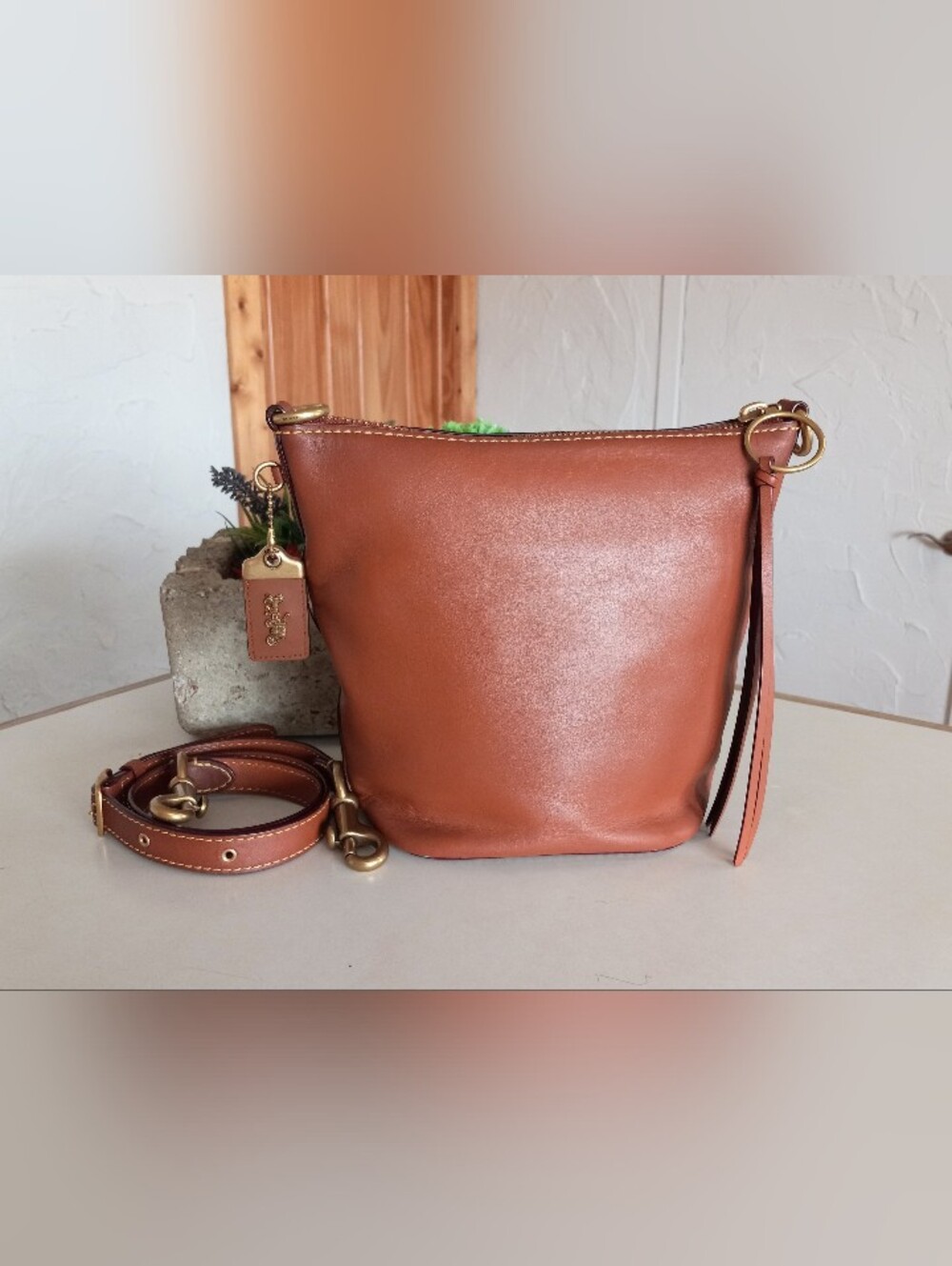 Coach Originals 1941 Archive Duffle 20 In Saddle/Brass - Picture 14 of 16